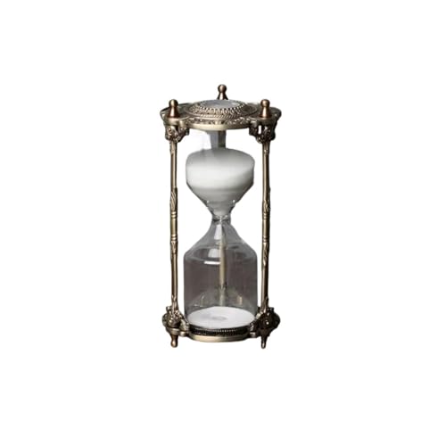 DQZRTUECA Sanduhr Sanduhr 15 & 30 Minuten 3 Stück Metall Glas Schreibtisch Dekoration(15 Minutes01) von DQZRTUECA