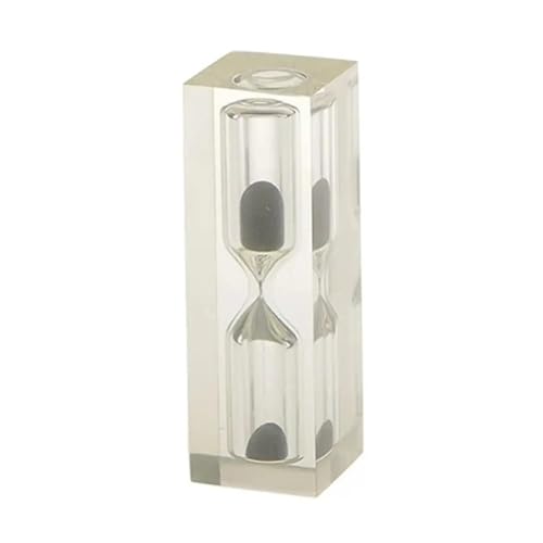 DQZRTUECA Sanduhr aus Acryl, 2 Stück, mehrfarbig(Black) von DQZRTUECA