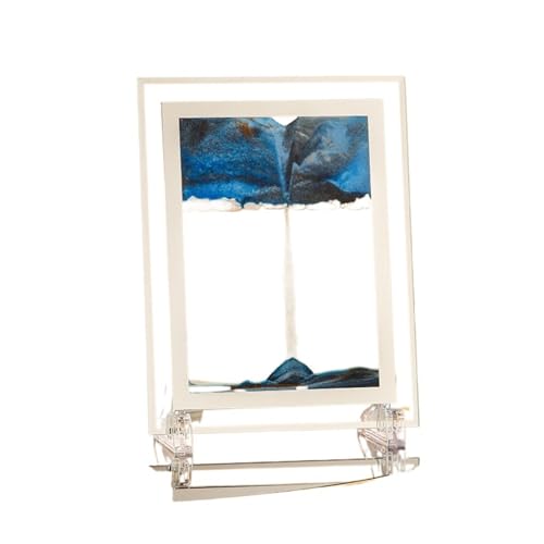 DQZRTUECA Sanduhr aus Glas for Malen von Sanduhren, mehrfarbig, 25 x 30 cm(Red) von DQZRTUECA