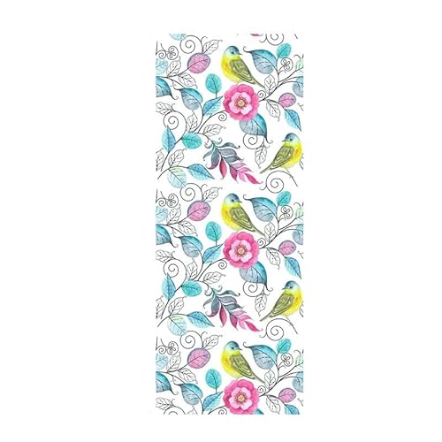 DQZRTUECA Sichtschutzfolie for Fenster, selbstklebend, mattiert, dekorativ, PVC, 45 x 116 cm, Mehrfarbig(5) von DQZRTUECA