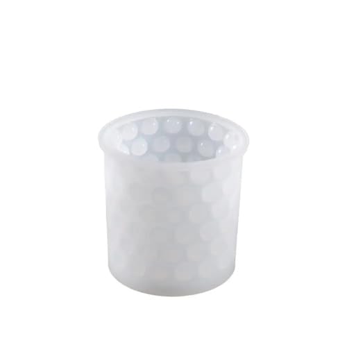 DQZRTUECA Silikon Zylinder Hexagonal Spalte Kerze Form Transparent Weiß Mehrere Größen(1) von DQZRTUECA