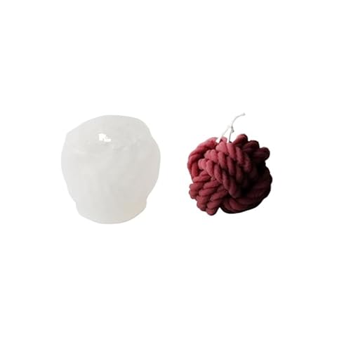 DQZRTUECA Silikonform for Kerzen und Seife, Hellgrau, 5,5 x 6,5 cm von DQZRTUECA