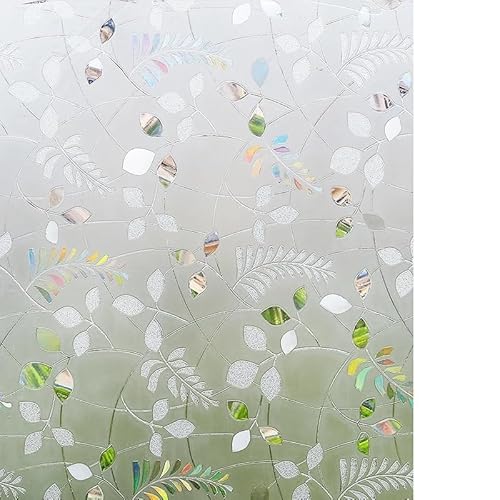 DQZRTUECA Statisch haftende, mattierte, dekorative Sichtschutzfolie for Fenster, for Glas, PVC, mehrere Größen(90x500cm) von DQZRTUECA