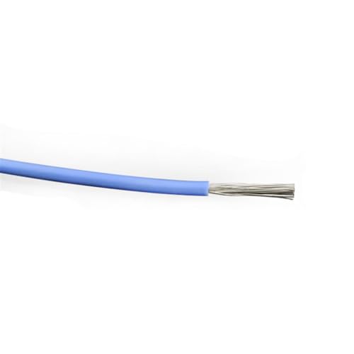 DQZRTUECA Trunking Solid UL3239 3KV Elektrisches Silikonkabel Verzinntes Kupfer Blau 14-30AWG 5M/10M(24AWG 10M) von DQZRTUECA