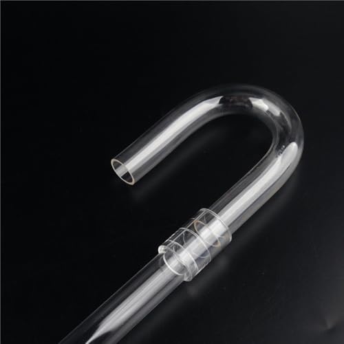 DQZRTUECA U-förmige Acryl-Rohrverschraubungen, Winkelverbinder for Aquarien, transparent, mehrere Größen(32mm) von DQZRTUECA