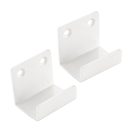 DQZRTUECA U-förmige Halterung for Fliesen aus Edelstahl, mehrfarbig, 40 x 25 x 35 mm, 2 Stück(White) von DQZRTUECA