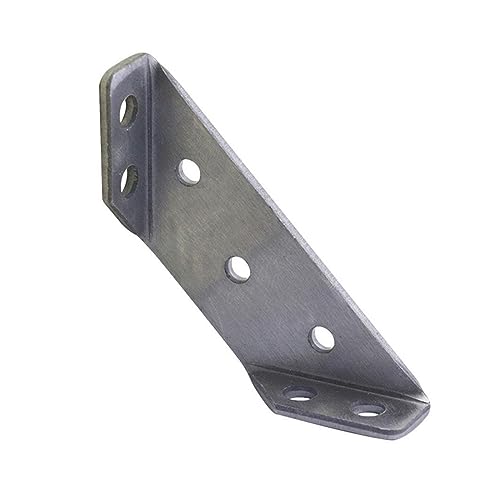 DQZRTUECA Universal-Eckverbinder for Möbel, dreieckige Klammer, 6,9 cm, Edelstahl(1pc) von DQZRTUECA