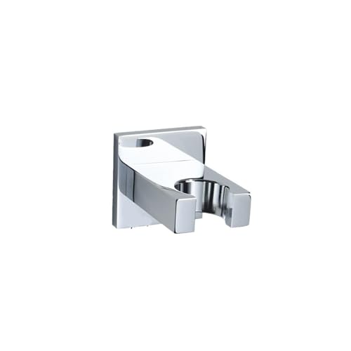 DQZRTUECA Verstellbare Wandhalterung for Handbrause und Bidetbrause, verchromtes Messing, G1/2-Gewinde(Type F No Outlet) von DQZRTUECA