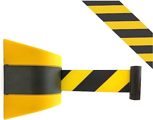 DQZRTUECAn der Wand befestigte einziehbare Crowd Control Ribbon Belt Barrier Multicolor Mehrere Größen(2m) von DQZRTUECA