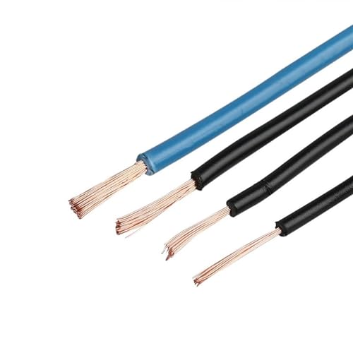 Flexibler Kupferlitzendraht, Elektrisches Drahtkabel, reines Kupfer, flexibel, 90 Meter, 22 AWG bis 17 AWG, mehrfarbig, mehrere Größen(Purple,18AWG-0.75mm2) von DQZRTUECA