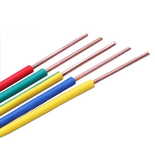 Flexibler Kupferlitzendraht, Massiver elektrischer Kupferdraht 18-20 AWG Mehrfarbig Mehrere Größen PVC(Black,10 Meters 19AWG) von DQZRTUECA
