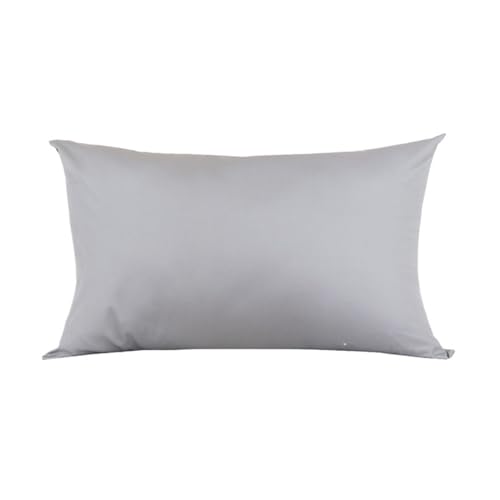 Satin Kopfkissenbezug,Seiden Kopfkissenbezug, Kissenbezug aus Reiner Seide, Baumwolle, Bettwäsche, Kissenbezüge, for Zuhause, Hotel, Schlafen, Langer Kissenbezug(6,60X80CM) von DQZRTUECA