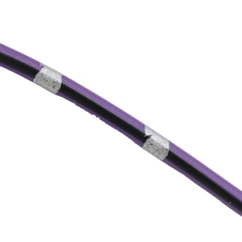 Verdrilltes elektrisches Kabel, Lautsprecher-Audio-Stromkabel OFC Twisted Pair 10 Meter PVC 105C Mehrere Größen Mehrfarbig(Purple Black,22AWG 0.3 Square mm) von DQZRTUECA