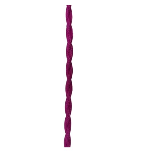 Verdrilltes elektrisches Kabel, Textilisoliertes 2-adriges 0,75-mm-Beleuchtungskabel, 300 V, mehrfarbig, mehrere Größen(Rose red,20meter 2 Core) von DQZRTUECA