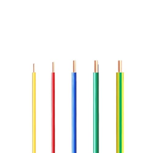 Verzinnte elektrische Kupferlitze, Trunking Massivkupfer Einzeladerdraht 0,5-2,5 mm2 10 Meter Multicolor Control Home Decor(Green Yellow,1mm2 (10M)) von DQZRTUECA