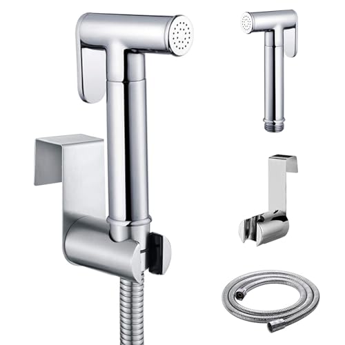 Hand Bidet Toilettensprayer - Bidet Sprayer - Für persönliche Hygiene und WC-Spray in der Bettpfanne Bidet-Sprayer (3-teiliges Set) von DQZSY