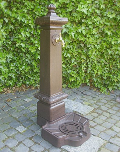 DR-613 STANDBRUNNEN SÄULE BRUNNEN ALUGUSS Garten ANTIK Nostalgie Stil ZAPFSÄULE NEU von DR-613