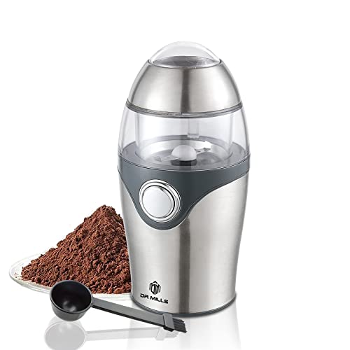 DR MILLS DM-7448A Elektrische Gewürz- und Kaffeemühle, Messer, Tasse und Gehäuse bestehen aus SUS304 rostfreiem Stahl von DR MILLS