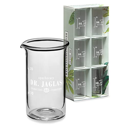 DR. JAGLAS Degustationsgläser Set à 2cl - 6 Schnapsgläser mit Eichstrich - Pinchengläser Shotglas - Verkostungsgläser in Labor Optik für Whisky, Likör, Tequila & Aperitif DR. JAGLAS Degustationsgläser Set à 2cl - 6 Schnapsgläser mit Eichstrich - Pinchengläser Shotglas - Verkostungsgläser in Labor Optik für Whisky, Likör, Tequila & Aperitif von DR. JAGLAS