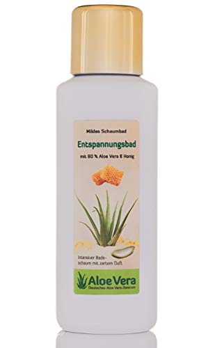Aloe Vera Entspannungsbad mit Honig und 80% Aloe Vera (1 x 500 ml) von DR. KIM BEISEL Deutsches Aloe Vera Zentrum