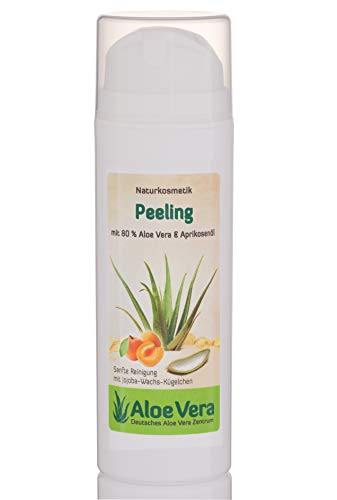 Aloe Vera Peeling, Naturkosmetik mit 80% Aloe Vera und Aprikosenöl (1 x 150 ml) von DR. KIM BEISEL Deutsches Aloe Vera Zentrum