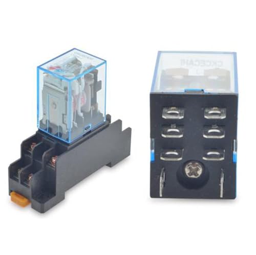 Hochwertiges und zuverlässiges 12 V DC Spulen-Leistungsrelais LY2NJ DPDT 8-polig HH62P JQX-13F mit Sockelsockel Hochwertiges und zuverlässiges 12 V DC Spulen-Leistungsrelais LY2NJ DPDT 8-polig HH62P JQX-13F mit Sockelsockel von DR. WATCH