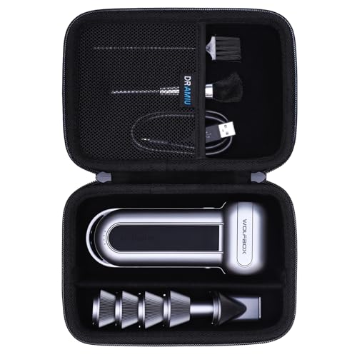 Staubgebläse-Koffer kompatibel mit WOLFBOX MF100 elektrischem Luftstaubwedel, schwarze Tragetasche Staubgebläse-Koffer kompatibel mit WOLFBOX MF100 elektrischem Luftstaubwedel, schwarze Tragetasche von DR·AMIU