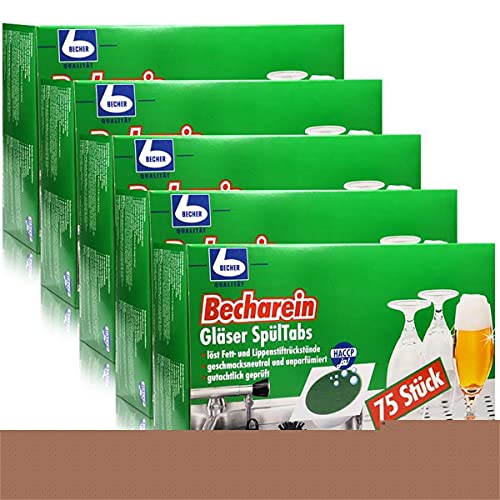 5x Dr. Becher Becharein Gläser Spültabs 75 Tabs 5x Dr. Becher Becharein Gläser Spültabs 75 Tabs von DR.BECHER