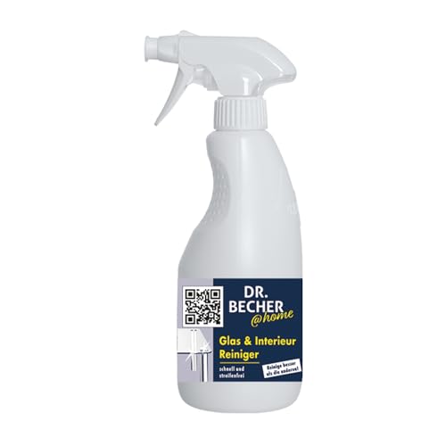 6x DR.BECHER @home Glas & Interieur Reiniger | Flasche (500 ml) von DR.BECHER