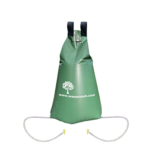 DR.LIPPMANN 5 Stk. Wassersack Baum Bewässerung mit regelbaren Tropfern zur Tröpfchenbewässerung, 75 l, robustes, verstärktes PVC (400 g pro qm) von DR.LIPPMANN