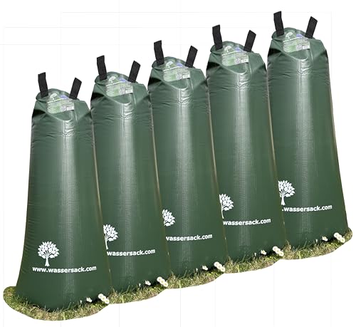 DR.LIPPMANN Wassersack 100 l zur Baumbewässerung 5 St., robustes, verstärktes PVC (400 g pro qm), UV- beständig (5) von DR.LIPPMANN