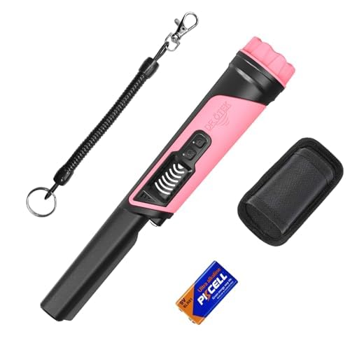 DR.ÖTEK Pinpointer Metalldetektor Klein, IP68 Vollkommen Wasserdichtes Handheld Pin Pointer mit Holster, LCD-Bildschirm, Innovative Störungsunterdrückungsfunktion von DR.ÖTEK