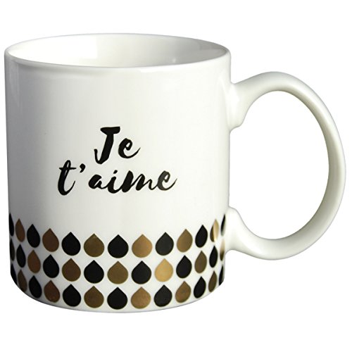 Dräger - Original Becher - Teetasse als Geschenk für Ihre Lieben - Edle Porzellan-Kaffeetasse - 350 ml 8 cm im Durchmesser x 8,5 cm in der Höhe Ich liebe Dich von DRAEGER