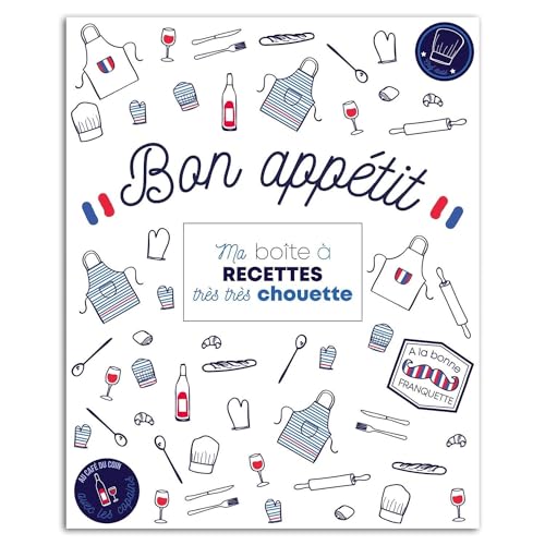 DRAEGER PARIS 1886 KT89 Rezeptbuch Frenchy, Blau, Weiß, Rot, one size von Toga