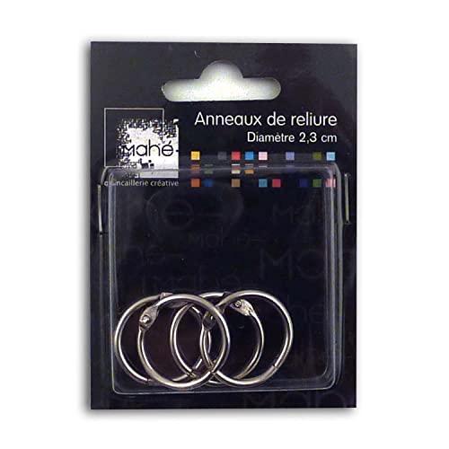 DRAEGER PARIS 1886 Mahé qc01 Binderinge Metall Silber 2,3 x 2,3 x 0,2 cm DRAEGER PARIS 1886 Mahé qc01 Binderinge Metall Silber 2,3 x 2,3 x 0,2 cm von Toga