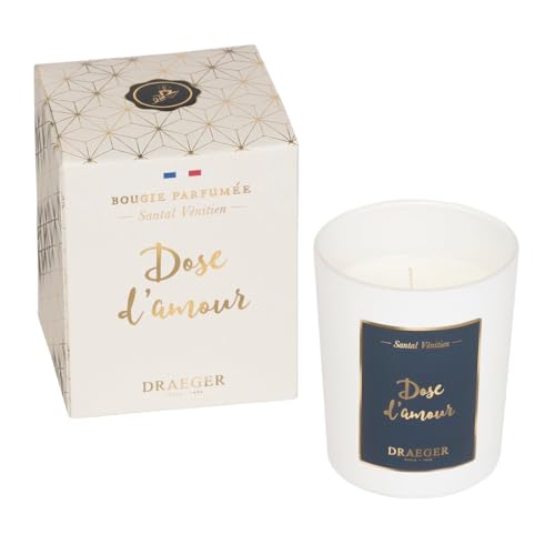 Draeger Paris - Geschenkkerze - Dose d'amour - , Pflanzenwachs - 9 x 7,5 cm, Weiß von DRAEGER