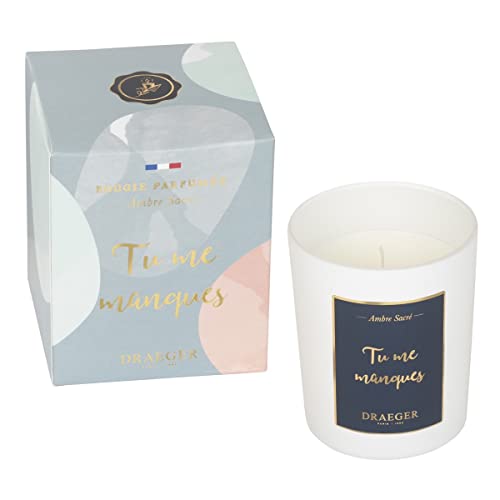 Draeger Paris - Geschenkkerze - Tu me manques - , Pflanzenwachs - 9 x 7,5 cm Draeger Paris - Geschenkkerze - Tu me manques - , Pflanzenwachs - 9 x 7,5 cm von DRAEGER