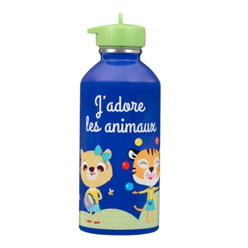 Draeger Paris - Trinkflasche Edelstahl Kinder - J'adore Les Animaux Draeger Paris - Trinkflasche Edelstahl Kinder - J'adore Les Animaux von DRAEGER