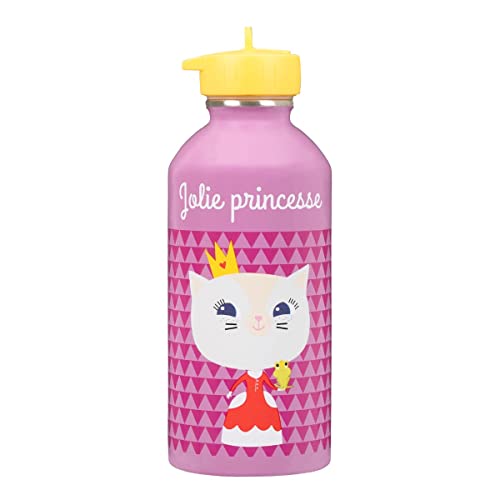 Draeger Paris - Trinkflasche Edelstahl Kinder - Jolie Princesse - Chaton von DRAEGER