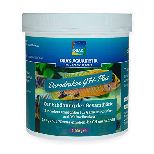 DRAK-Aquaristik Duradrakon GH-Plus Aufhärtesalz-Mischung 1.000 g Dose von DRAK-Aquaristik