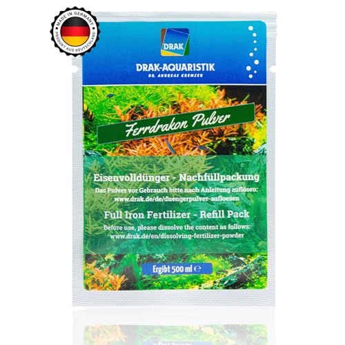 DRAK-Aquaristik Ferrdrakon Eisenvolldünger Nachfüllpack - 0,5 Liter von DRAK-Aquaristik