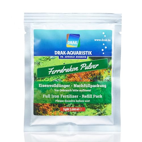 DRAK-Aquaristik Ferrdrakon Eisenvolldünger Nachfüllpack - 3,0 Liter von DRAK-Aquaristik