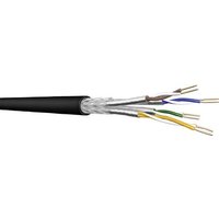 DRAKA 1001087-00100RW Netzwerkkabel CAT 7 S/FTP 4 x 2 x 0.25mm² Schwarz Meterware von DRAKA