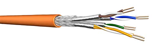 DRAKA Verlegekabel UC900 SS23 Cat 7, S/FTP, PiMF, orange, 1000m Trommel von DRAKA