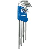 Extra lange magnetische Torx-Winkelschlüsseln von T10 bis T50 - drehbares Etui mit 9 Schlüsseln DRAKKAR - 68412 Extra lange magnetische Torx-Winkelschlüsseln von T10 bis T50 - drehbares Etui mit 9 Schlüsseln DRAKKAR - 68412 von DRAKKAR EQUIPEMENT