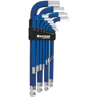 Lange magnetische Sechskant-Winkelschlüsseln von 2 bis 19 mm - drehbares Etui mit 13 Schlüsseln DRAKKAR - 68420 Lange magnetische Sechskant-Winkelschlüsseln von 2 bis 19 mm - drehbares Etui mit 13 Schlüsseln DRAKKAR - 68420 von DRAKKAR EQUIPEMENT