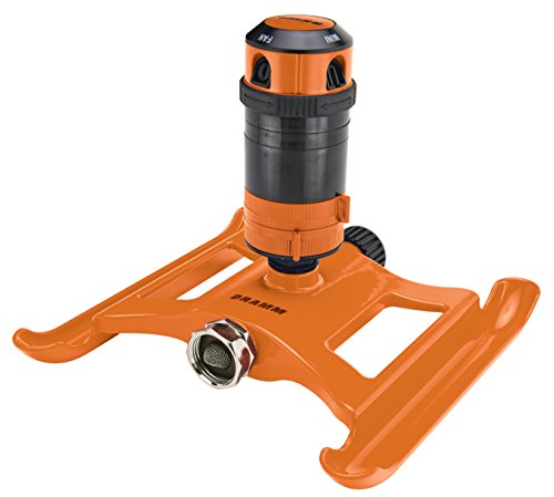 DRAMM ColorStorm 4-Pattern Gear Drive Sprinkler, Orange von DRAMM