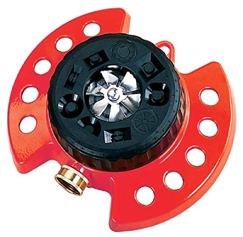 Dramm Colorstorm 9-pattern Turret Sprinkler mit widerstandsfähigen Metall Boden von DRAMM
