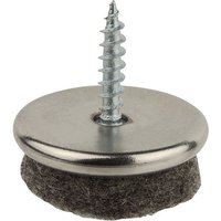 Filzgleiter mit Schraube grau 24mm von FP
