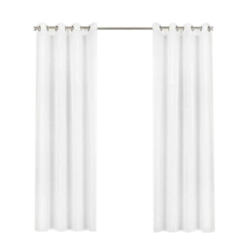 DRAPELLA | 2er Set Sheer Voile Vorhänge mit Ösen Ösenschal Transparent WohnzimmerTransparente Gardinen aus Voile Polyester Luftig Dekoschal für Schlafzimmer DRAPELLA | 2er Set Sheer Voile Vorhänge mit Ösen Ösenschal Transparent WohnzimmerTransparente Gardinen aus Voile Polyester Luftig Dekoschal für Schlafzimmer von DRAPELLA